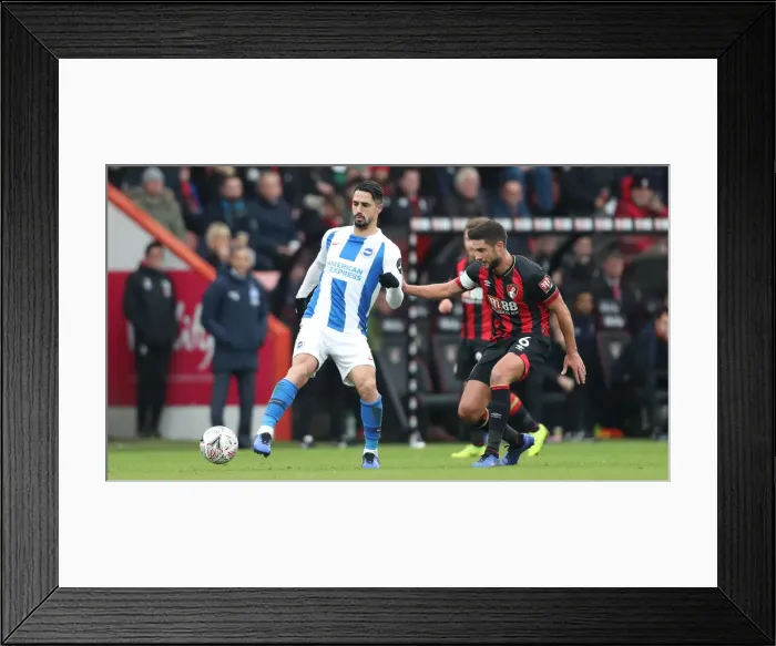 Framed Print : FA Cup Third Round: AFC Bournemouth vs. Brighton and Hove Albion (05JAN19) - Intense Match Action at Vitality Stadium Framed Print : FA Cup Third Round: AFC Bournemouth vs. Brighton and Hove Albion (05JAN19) - Intense Match Action at Vitality Stadium