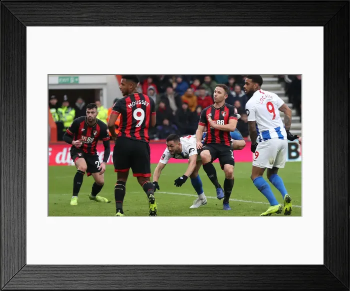 Framed Print : FA Cup Third Round: AFC Bournemouth vs. Brighton and Hove Albion (05.01.19) - Intense Match Action Framed Print : FA Cup Third Round: AFC Bournemouth vs. Brighton and Hove Albion (05.01.19) - Intense Match Action