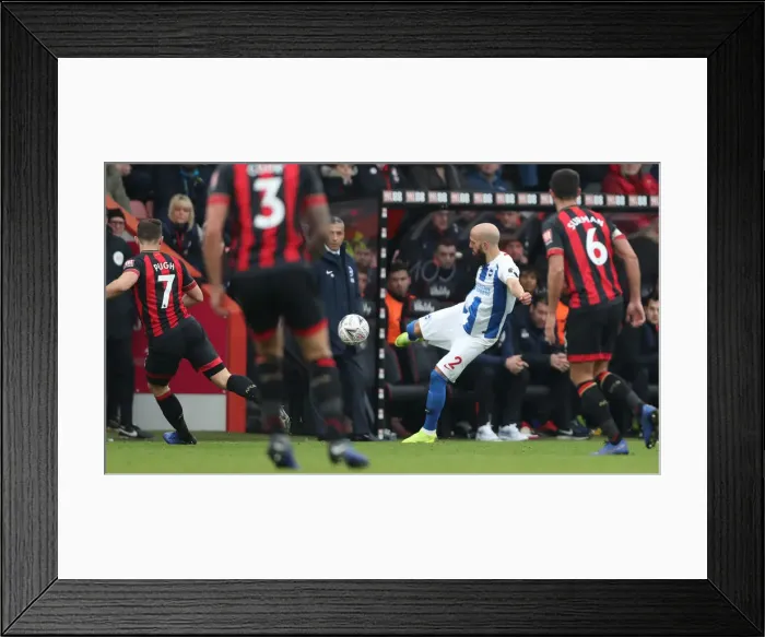 Framed Print : FA Cup Third Round: AFC Bournemouth vs. Brighton and Hove Albion (5 January 2019) - Intense Match Action at Vitality Stadium Framed Print : FA Cup Third Round: AFC Bournemouth vs. Brighton and Hove Albion (5 January 2019) - Intense Match Action at Vitality Stadium