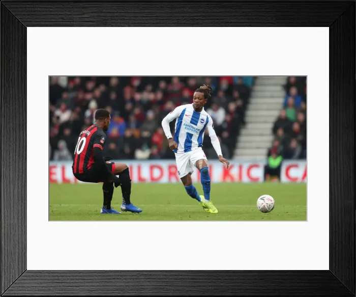 Framed Print : FA Cup Third Round: AFC Bournemouth vs. Brighton and Hove Albion, 5th January 2019 - Intense Match Action at Vitality Stadium Framed Print : FA Cup Third Round: AFC Bournemouth vs. Brighton and Hove Albion, 5th January 2019 - Intense Match Action at Vitality Stadium