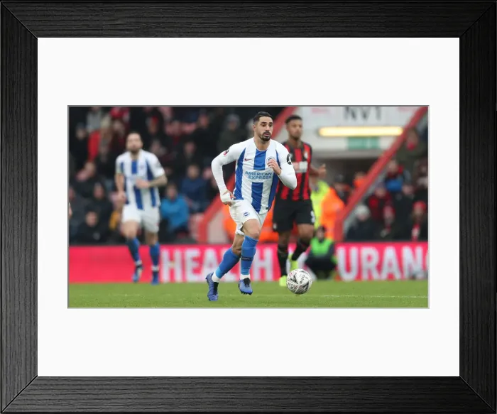 Framed Print : Brighton and Hove Albion vs AFC Bournemouth: FA Cup 3rd Round Showdown at Vitality Stadium (05JAN19) Framed Print : Brighton and Hove Albion vs AFC Bournemouth: FA Cup 3rd Round Showdown at Vitality Stadium (05JAN19)