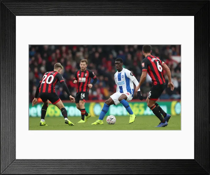 Framed Print : FA Cup 3rd Round: Brighton and Hove Albion vs AFC Bournemouth Clash at Vitality Stadium (05.01.19) Framed Print : FA Cup 3rd Round: Brighton and Hove Albion vs AFC Bournemouth Clash at Vitality Stadium (05.01.19)