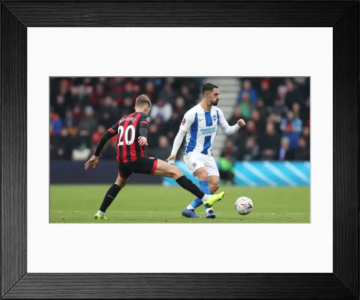 Framed Print : FA Cup Third Round: AFC Bournemouth vs. Brighton and Hove Albion - Intense Match Action at Vitality Stadium (05Jan19) Framed Print : FA Cup Third Round: AFC Bournemouth vs. Brighton and Hove Albion - Intense Match Action at Vitality Stadium (05Jan19)