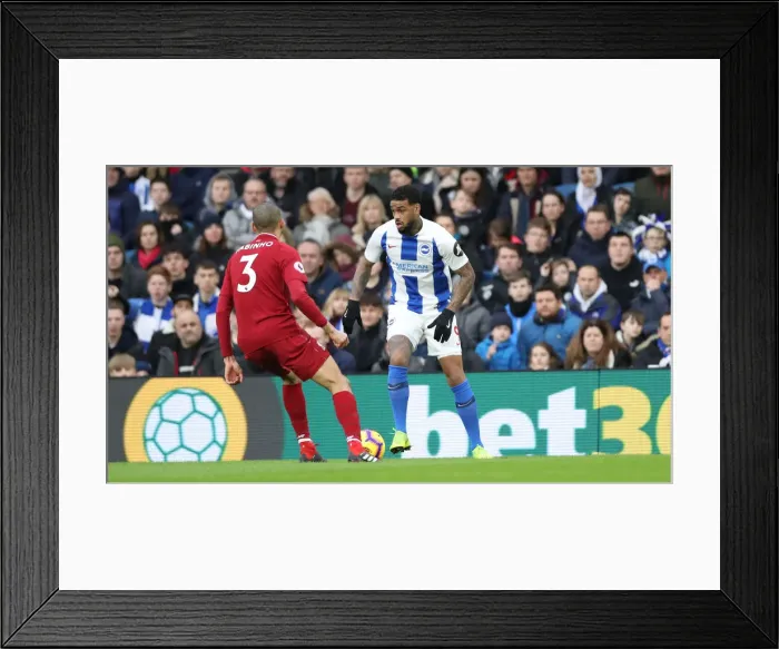 Framed Print : Brighton and Hove Albion vs Liverpool: Premier League Showdown at American Express Community Stadium (January 9, 2019) Framed Print : Brighton and Hove Albion vs Liverpool: Premier League Showdown at American Express Community Stadium (January 9, 2019)