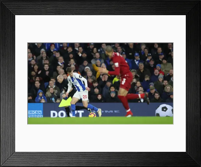 Framed Print : Brighton and Hove Albion vs. Liverpool: Premier League Showdown at American Express Community Stadium (January 9, 2019) Framed Print : Brighton and Hove Albion vs. Liverpool: Premier League Showdown at American Express Community Stadium (January 9, 2019)