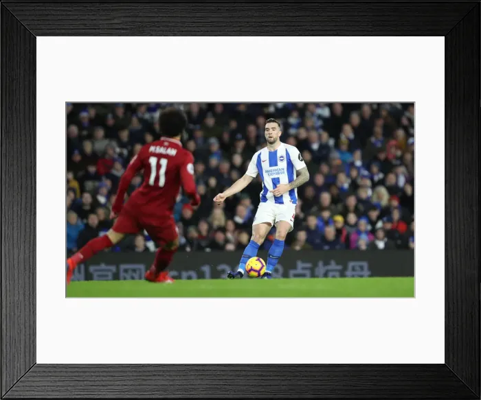 Framed Print : Brighton and Hove Albion vs Liverpool: Premier League Showdown at American Express Community Stadium (January 9, 2019)