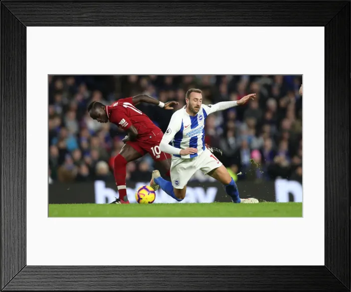 Framed Print : Intense Premier League Showdown: Brighton & Hove Albion vs. Liverpool (January 9, 2019) Framed Print : Intense Premier League Showdown: Brighton & Hove Albion vs. Liverpool (January 9, 2019)