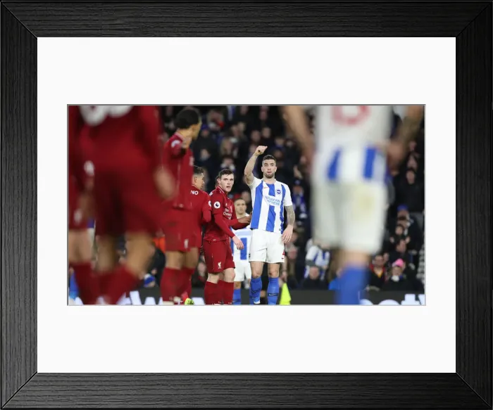 Framed Print : Brighton and Hove Albion vs Liverpool: Premier League Showdown at American Express Community Stadium (January 9, 2019) Framed Print : Brighton and Hove Albion vs Liverpool: Premier League Showdown at American Express Community Stadium (January 9, 2019)