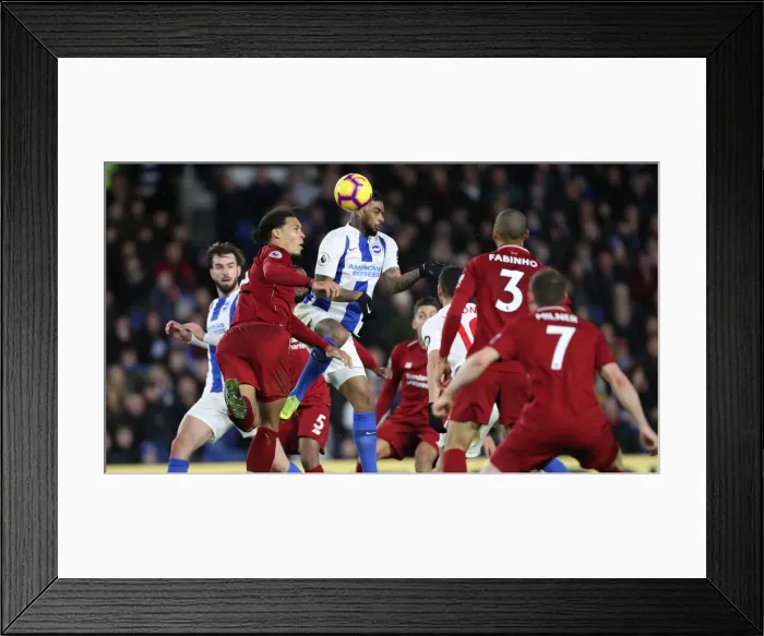 Framed Print : Intense Premier League Showdown: Brighton & Hove Albion vs. Liverpool (January 9, 2019) Framed Print : Intense Premier League Showdown: Brighton & Hove Albion vs. Liverpool (January 9, 2019)
