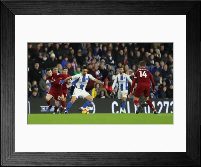Framed Print : Brighton and Hove Albion vs Liverpool: Premier League Showdown at American Express Community Stadium (January 9, 2019) Framed Print : Brighton and Hove Albion vs Liverpool: Premier League Showdown at American Express Community Stadium (January 9, 2019)