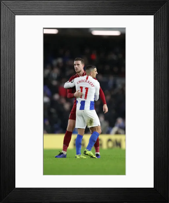 Framed Print : Brighton and Hove Albion vs. Liverpool: Premier League Showdown at American Express Community Stadium (January 9, 2019) Framed Print : Brighton and Hove Albion vs. Liverpool: Premier League Showdown at American Express Community Stadium (January 9, 2019)
