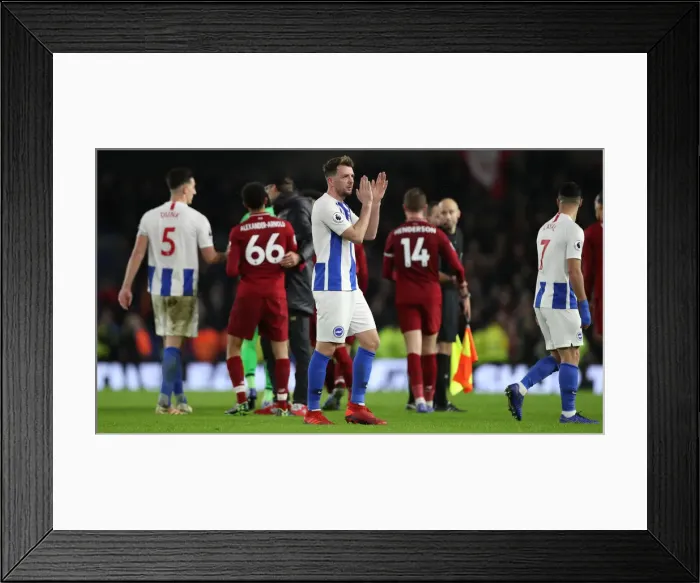 Framed Print : Brighton and Hove Albion vs Liverpool: Premier League Showdown at American Express Community Stadium (January 9, 2019)