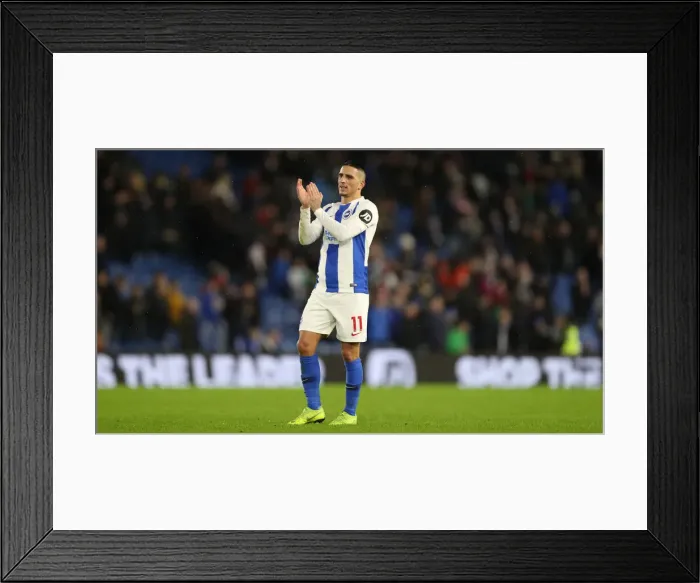 Framed Print : Brighton and Hove Albion vs. Liverpool: A Premier League Battle at American Express Community Stadium (January 9, 2019)
