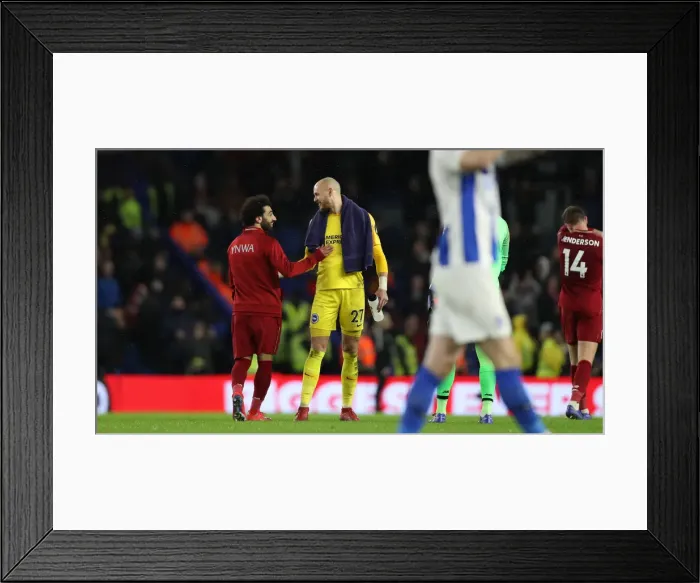 Framed Print : Brighton and Hove Albion vs Liverpool: Premier League Showdown at American Express Community Stadium (January 9, 2019)