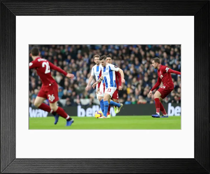 Framed Print : Intense Premier League Showdown: Brighton & Hove Albion vs. Liverpool (January 9, 2019) Framed Print : Intense Premier League Showdown: Brighton & Hove Albion vs. Liverpool (January 9, 2019)