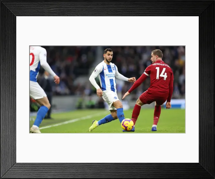 Framed Print : Brighton and Hove Albion vs Liverpool: Premier League Showdown at American Express Community Stadium (January 9, 2019) Framed Print : Brighton and Hove Albion vs Liverpool: Premier League Showdown at American Express Community Stadium (January 9, 2019)