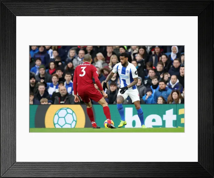 Framed Print : Premier League Showdown: Brighton & Hove Albion vs. Liverpool at American Express Community Stadium (January 9, 2019) Framed Print : Premier League Showdown: Brighton & Hove Albion vs. Liverpool at American Express Community Stadium (January 9, 2019)