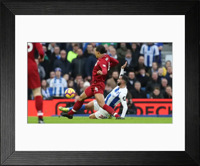 Framed Print : Intense Premier League Showdown: Brighton & Hove Albion vs. Liverpool (January 9, 2019) Framed Print : Intense Premier League Showdown: Brighton & Hove Albion vs. Liverpool (January 9, 2019)