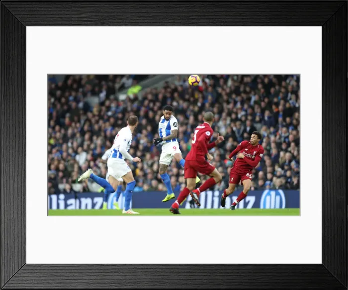 Framed Print : Brighton and Hove Albion vs Liverpool: Premier League Showdown at American Express Community Stadium (January 9, 2019) Framed Print : Brighton and Hove Albion vs Liverpool: Premier League Showdown at American Express Community Stadium (January 9, 2019)