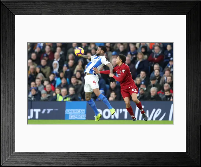 Framed Print : Brighton and Hove Albion vs Liverpool: Premier League Showdown at American Express Community Stadium (January 9, 2019) Framed Print : Brighton and Hove Albion vs Liverpool: Premier League Showdown at American Express Community Stadium (January 9, 2019)