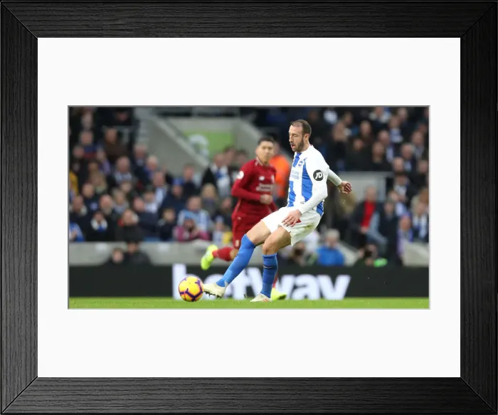 Framed Print : Brighton and Hove Albion vs. Liverpool: Premier League Showdown at American Express Community Stadium (January 9, 2019)