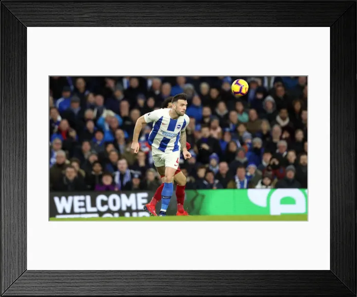 Framed Print : Intense Premier League Showdown: Brighton & Hove Albion vs. Liverpool (January 9, 2019)