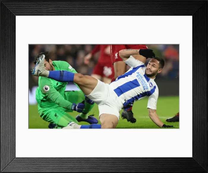 Framed Print : Brighton and Hove Albion vs Liverpool: Premier League Showdown at American Express Community Stadium (January 9, 2019) Framed Print : Brighton and Hove Albion vs Liverpool: Premier League Showdown at American Express Community Stadium (January 9, 2019)