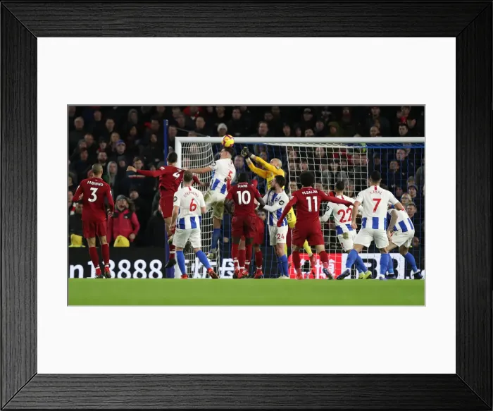 Framed Print : Brighton and Hove Albion vs. Liverpool: Premier League Showdown at American Express Community Stadium (January 9, 2019) Framed Print : Brighton and Hove Albion vs. Liverpool: Premier League Showdown at American Express Community Stadium (January 9, 2019)