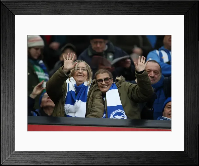 Framed Print : Premier League Showdown: Manchester United vs. Brighton and Hove Albion (19Jan19)