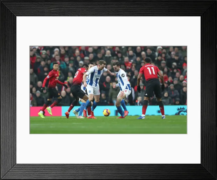 Framed Print : Manchester United vs. Brighton and Hove Albion: Premier League Showdown at Old Trafford (19Jan19)