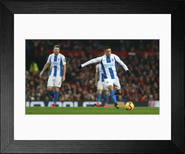 Framed Print : Premier League Showdown: Manchester United vs. Brighton and Hove Albion (19Jan19)