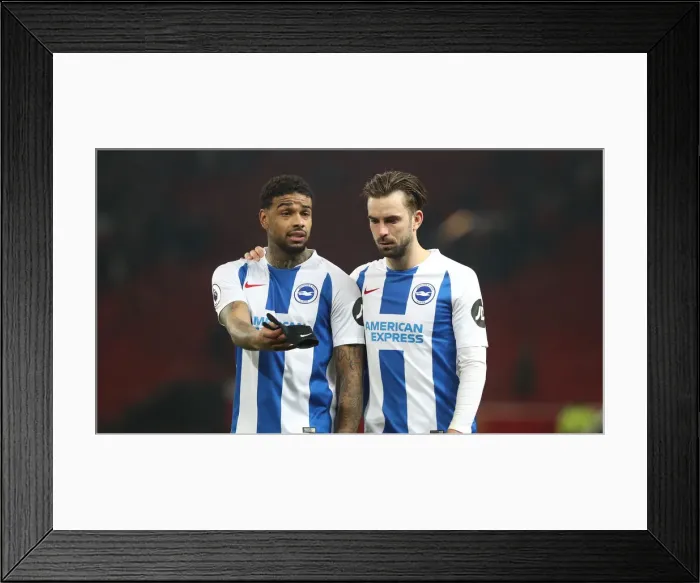 Framed Print : Premier League Showdown: Manchester United vs. Brighton and Hove Albion (19Jan19)