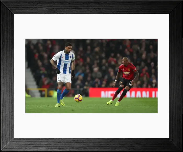 Framed Print : Premier League Showdown: Manchester United vs. Brighton and Hove Albion (19Jan19)