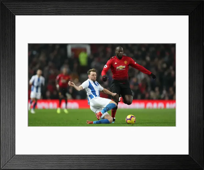 Framed Print : Premier League Showdown: Manchester United vs. Brighton and Hove Albion (19Jan19)