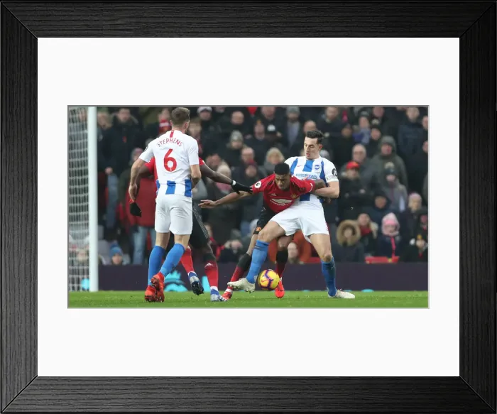 Framed Print : Premier League Showdown: Manchester United vs. Brighton and Hove Albion (19Jan19)