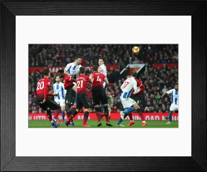 Framed Print : Premier League Showdown: Manchester United vs. Brighton and Hove Albion (19Jan19) Framed Print : Premier League Showdown: Manchester United vs. Brighton and Hove Albion (19Jan19)