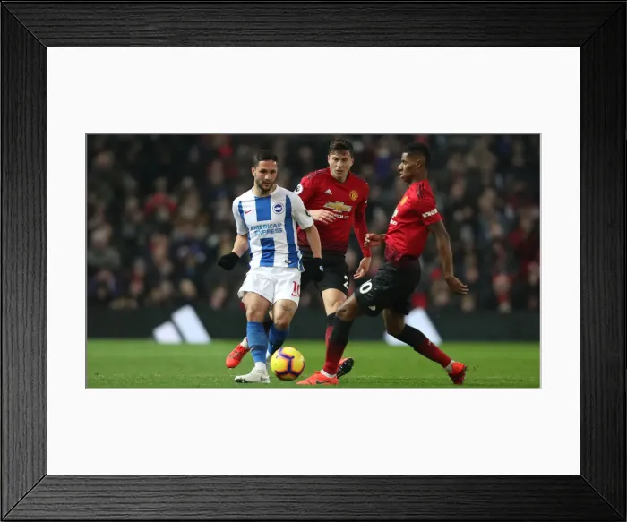 Framed Print : Premier League Showdown: Manchester United vs. Brighton and Hove Albion (19Jan19) Framed Print : Premier League Showdown: Manchester United vs. Brighton and Hove Albion (19Jan19)