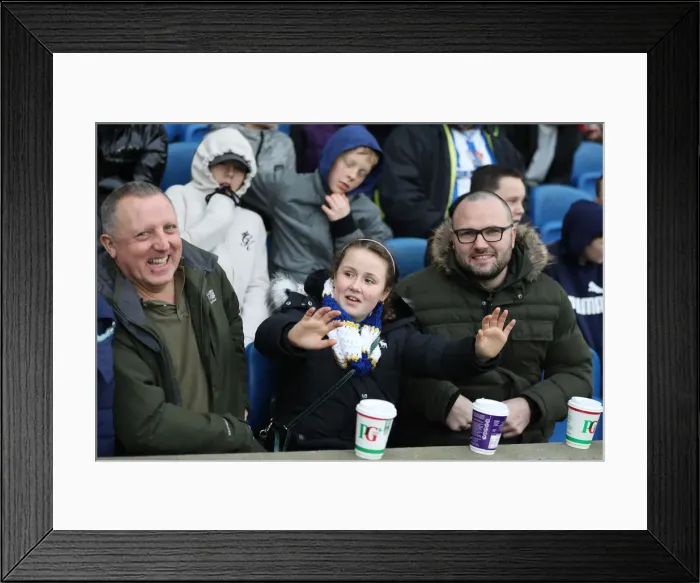 Framed Print : Brighton & Hove Albion vs. West Bromwich Albion: Emirates FA Cup Clash at American Express Community Stadium (January 26, 2019)