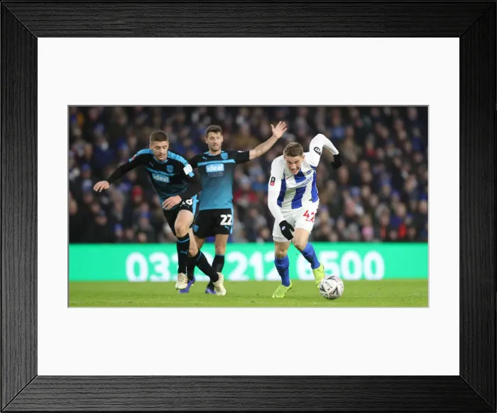 Framed Print : Brighton & Hove Albion vs. West Bromwich Albion: Emirates FA Cup Clash at American Express Community Stadium (January 26, 2019)