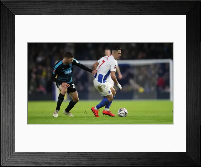 Framed Print : Brighton & Hove Albion vs. West Bromwich Albion: Emirates FA Cup Clash at American Express Community Stadium (January 26, 2019) Framed Print : Brighton & Hove Albion vs. West Bromwich Albion: Emirates FA Cup Clash at American Express Community Stadium (January 26, 2019)