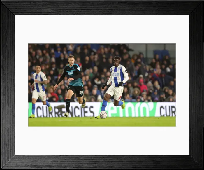 Framed Print : Brighton & Hove Albion vs. West Bromwich Albion: Emirates FA Cup Clash at American Express Community Stadium (January 26, 2019) Framed Print : Brighton & Hove Albion vs. West Bromwich Albion: Emirates FA Cup Clash at American Express Community Stadium (January 26, 2019)