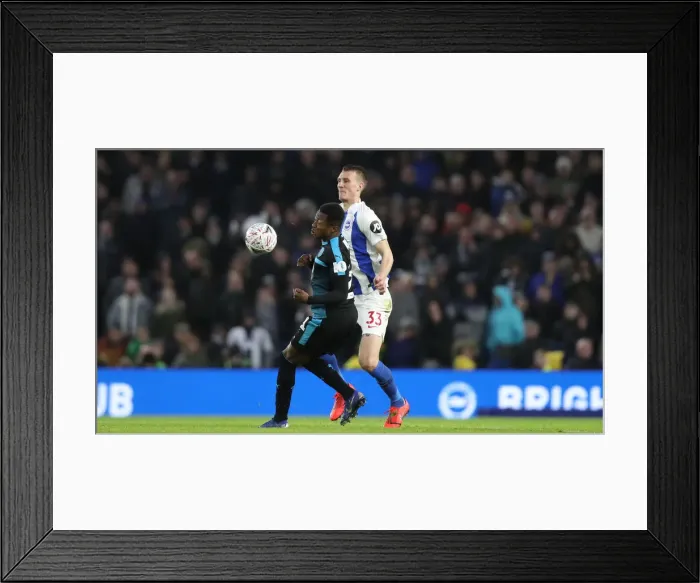 Framed Print : Brighton & Hove Albion vs. West Bromwich Albion: Emirates FA Cup Clash at American Express Community Stadium (January 26, 2019) Framed Print : Brighton & Hove Albion vs. West Bromwich Albion: Emirates FA Cup Clash at American Express Community Stadium (January 26, 2019)