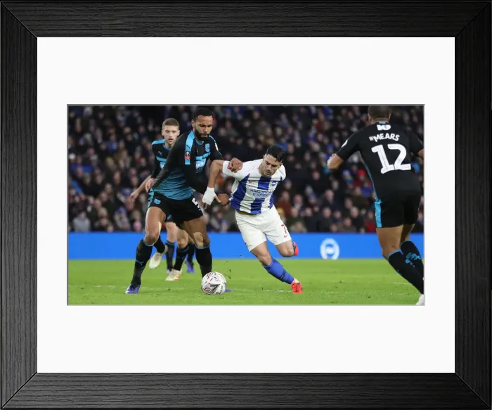 Framed Print : Brighton & Hove Albion vs. West Bromwich Albion: Emirates FA Cup Clash at American Express Community Stadium (January 26, 2019) Framed Print : Brighton & Hove Albion vs. West Bromwich Albion: Emirates FA Cup Clash at American Express Community Stadium (January 26, 2019)