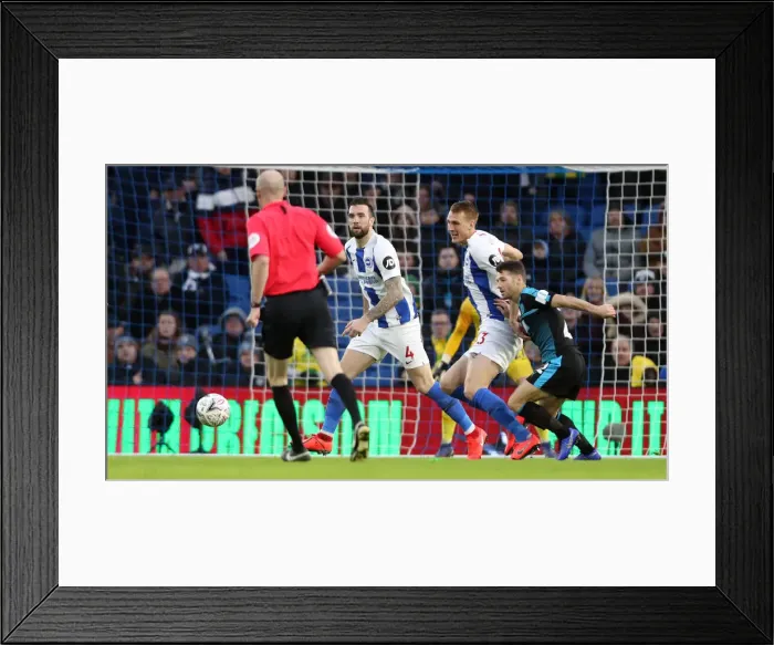 Framed Print : Brighton & Hove Albion vs. West Bromwich Albion: Emirates FA Cup Clash at American Express Community Stadium (January 26, 2019) Framed Print : Brighton & Hove Albion vs. West Bromwich Albion: Emirates FA Cup Clash at American Express Community Stadium (January 26, 2019)