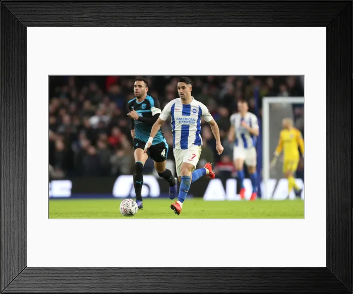 Framed Print : Brighton & Hove Albion vs. West Bromwich Albion: Emirates FA Cup Clash at American Express Community Stadium (January 26, 2019) Framed Print : Brighton & Hove Albion vs. West Bromwich Albion: Emirates FA Cup Clash at American Express Community Stadium (January 26, 2019)