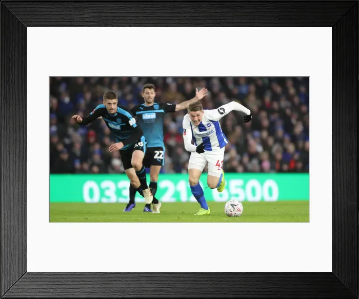 Framed Print : Brighton & Hove Albion vs. West Bromwich Albion: Emirates FA Cup Clash at American Express Community Stadium (January 26, 2019) Framed Print : Brighton & Hove Albion vs. West Bromwich Albion: Emirates FA Cup Clash at American Express Community Stadium (January 26, 2019)
