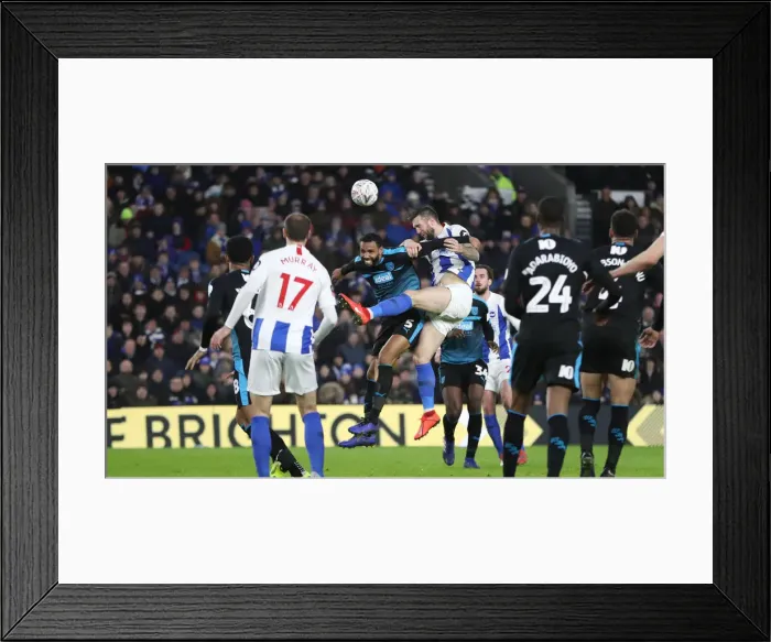 Framed Print : Brighton & Hove Albion vs. West Bromwich Albion: Emirates FA Cup Clash at American Express Community Stadium (January 26, 2019) Framed Print : Brighton & Hove Albion vs. West Bromwich Albion: Emirates FA Cup Clash at American Express Community Stadium (January 26, 2019)