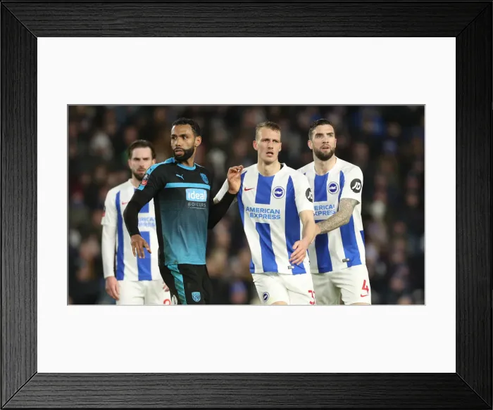 Framed Print : Brighton & Hove Albion vs. West Bromwich Albion: Emirates FA Cup Clash at American Express Community Stadium (January 26, 2019) Framed Print : Brighton & Hove Albion vs. West Bromwich Albion: Emirates FA Cup Clash at American Express Community Stadium (January 26, 2019)