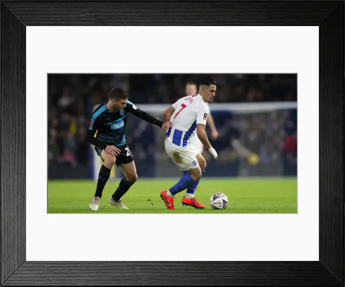 Framed Print : Brighton & Hove Albion vs. West Bromwich Albion: Emirates FA Cup Clash at American Express Community Stadium (January 26, 2019) Framed Print : Brighton & Hove Albion vs. West Bromwich Albion: Emirates FA Cup Clash at American Express Community Stadium (January 26, 2019)