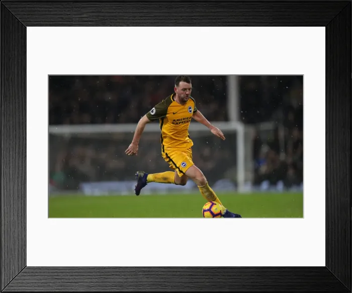 Framed Print : Intense Premier League Showdown: Fulham vs. Brighton and Hove Albion at Craven Cottage (29 JAN 19)